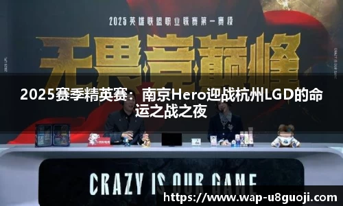 2025赛季精英赛：南京Hero迎战杭州LGD的命运之战之夜